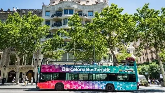 Barcelona tourist bus