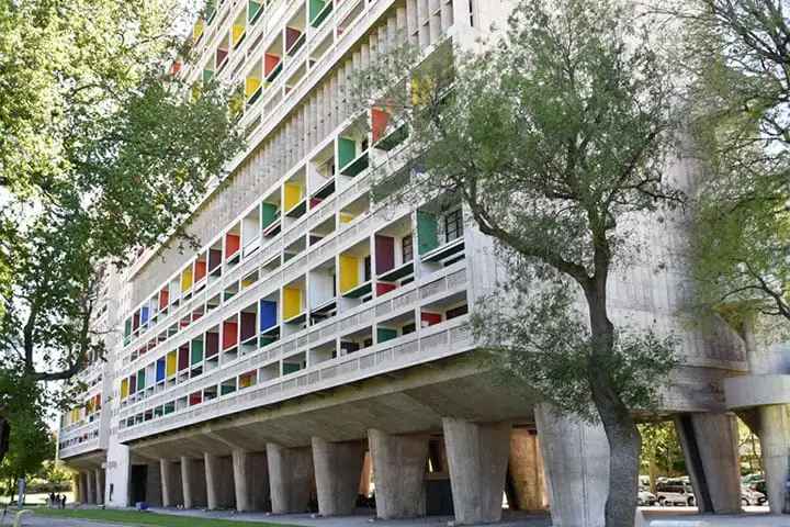 Visit the Cité Radieuse by the famous Le Corbusier