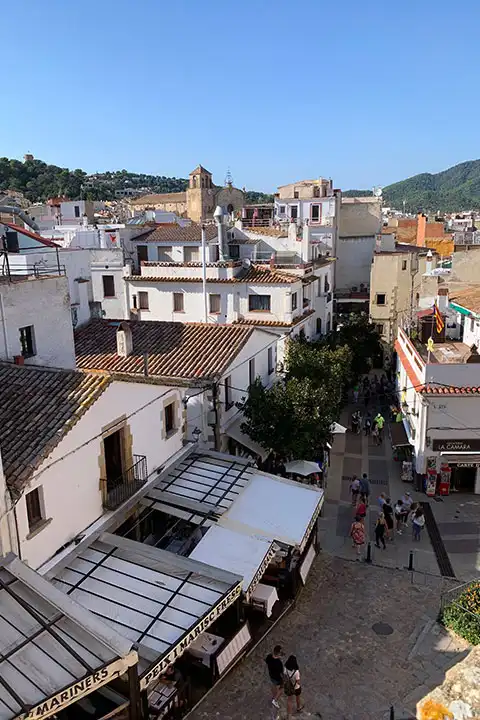Visit Tossa de Mar town centre with its shops and restaurants