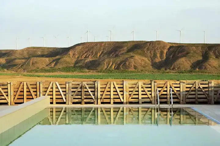 Sleeping in the Bardenas desert