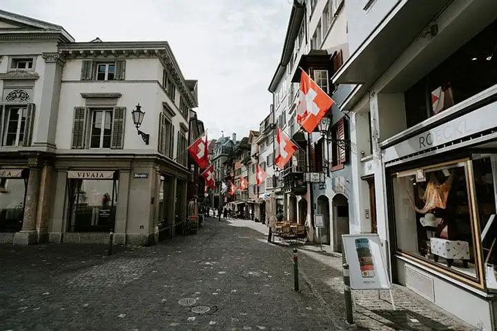 Historic centre of Zurich