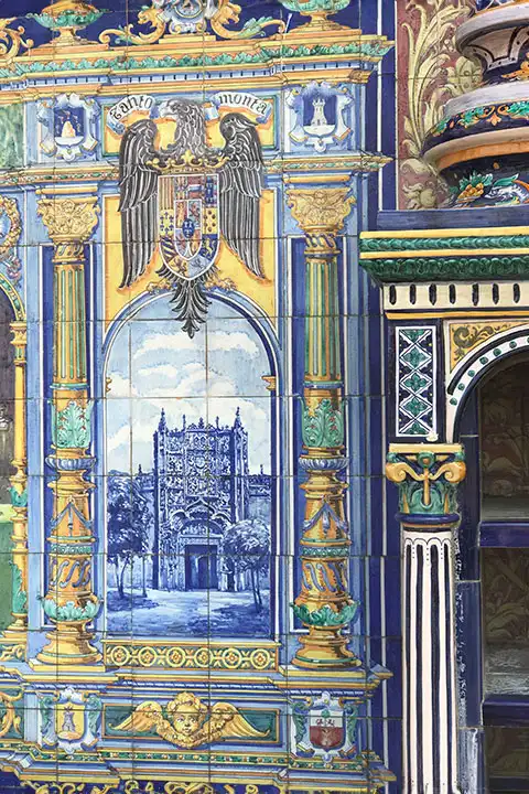 Tiles at Plaza de España Seville