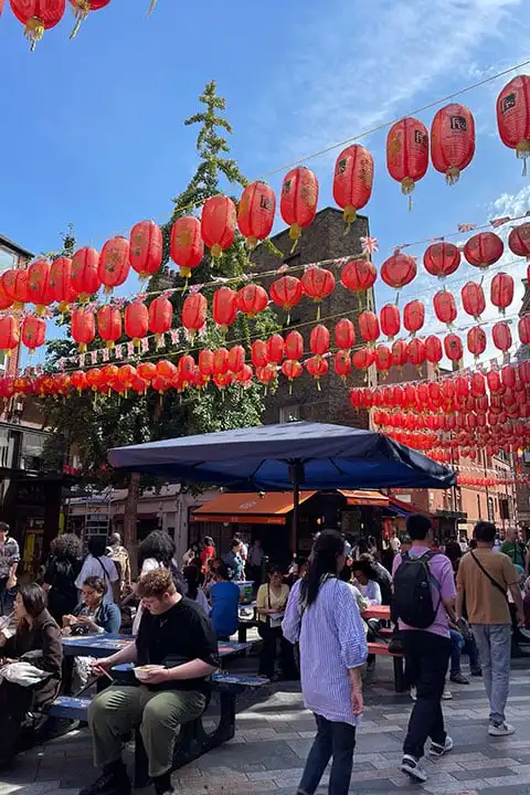 Chinatown district, London