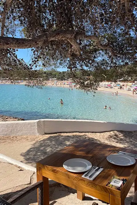 Cala Bassa chiringuito, Ibiza