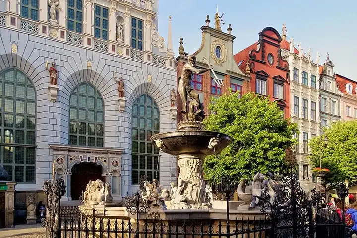 Neptune's Fountain, Gdansk