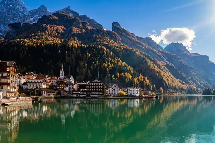 Visit Alleghe, one of the most beautiful villages in the Dolomites