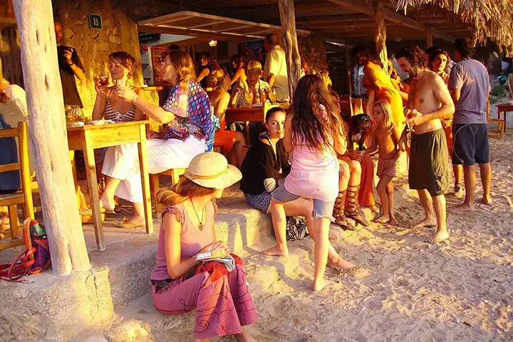 Watch the sunset from Café del Mar