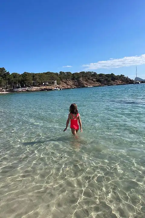 Cala Bassa, the most beautiful beach in Ibiza