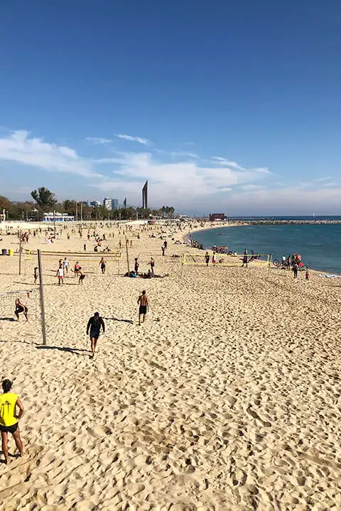 Barcelona beach