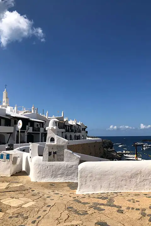 Binibeca Vell, one of the most beautiful villages in Menorca