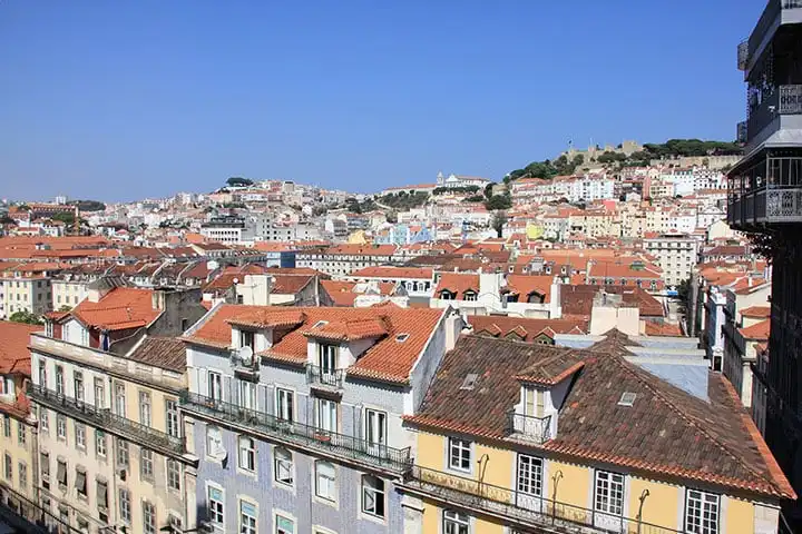 Panoramic view of Lisbon