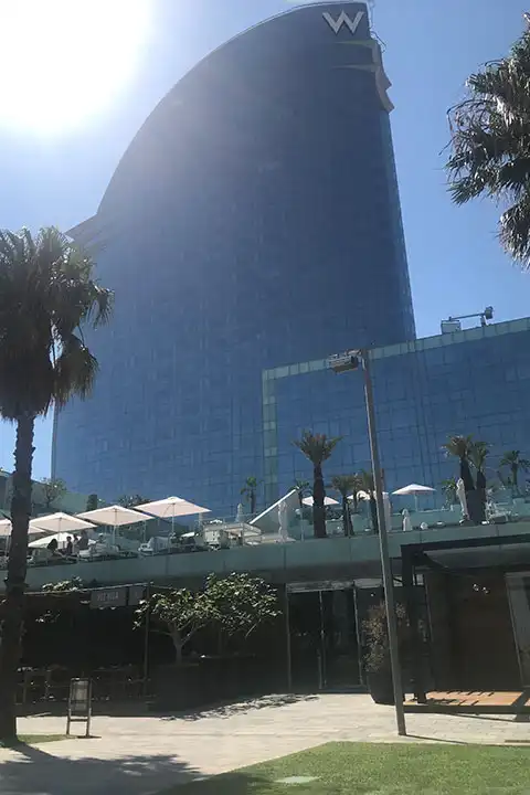 W Hotel, Barcelona beach